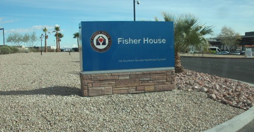 Fisher House front signage